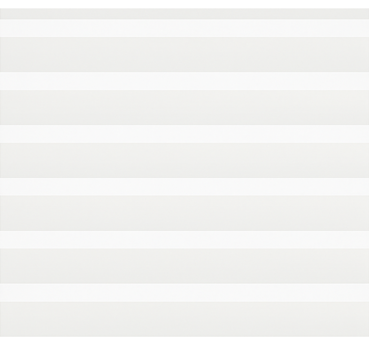 Hvite horisontale striper rullegardin stue - Tenstickers