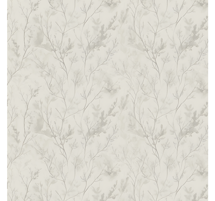 Vinterblomstermønster rullegardin kjøkken - Tenstickers