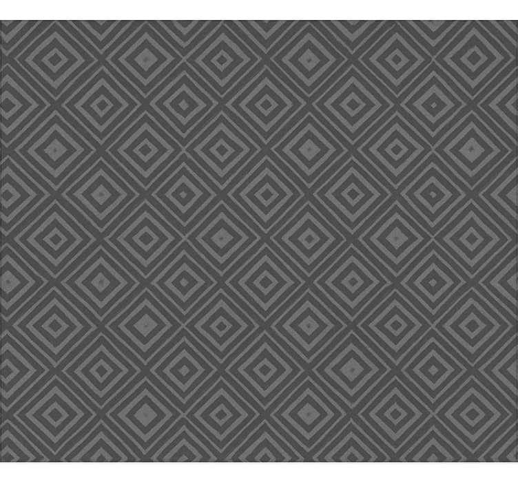 Grå diamant geometrisk rullegardin ungdom - Tenstickers