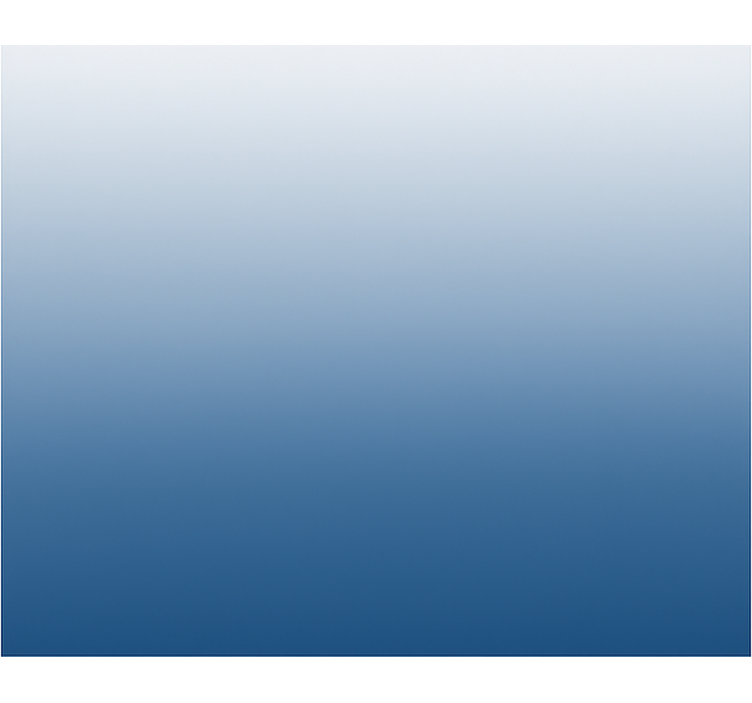 Hvit til mørkeblå rullegardin ungdom - Tenstickers