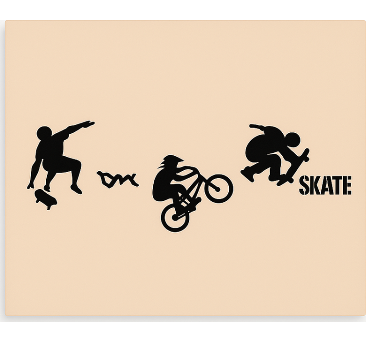 Skøyte bmx sport rullegardin ungdom - Tenstickers
