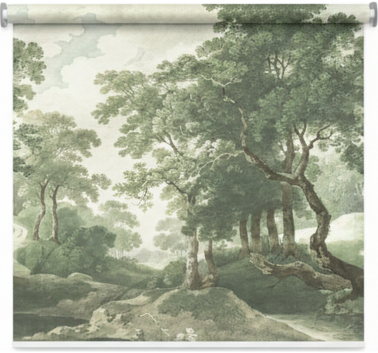 Rullegardin trær klassisk tidløs natur - Tenstickers