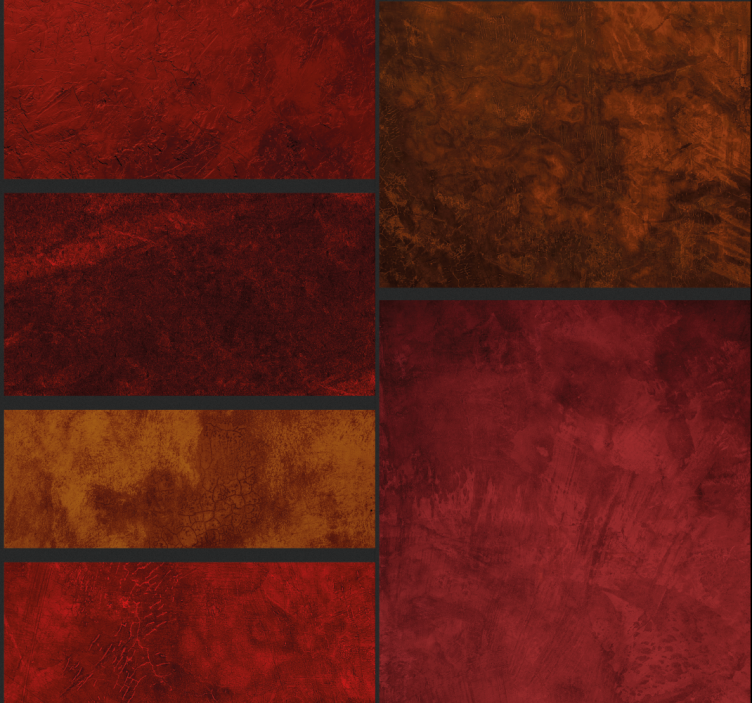 Rullegardin hjemmekontor teksturert lappeteppe design - Tenstickers