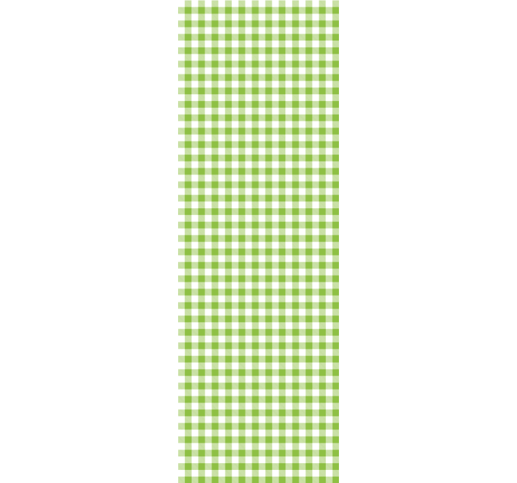 Rullegardin spisestue med rutete mønster - Tenstickers