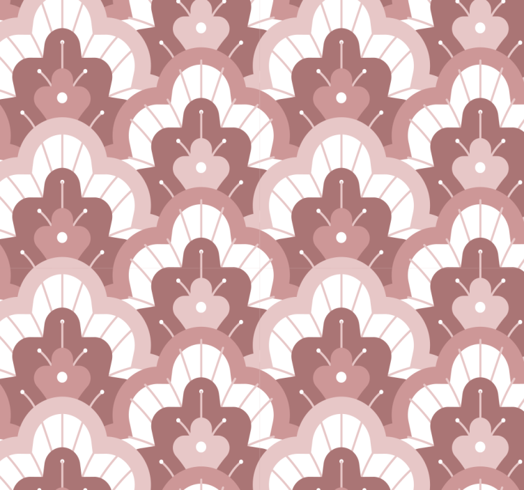 Rullegardin spisestue vintage rosa - Tenstickers