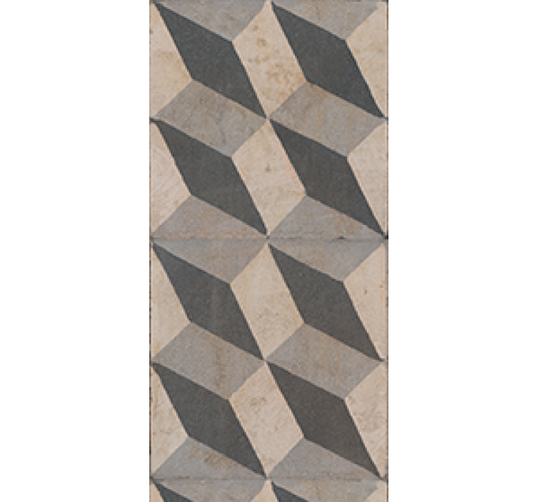 Rullegardin kjøkken mørkegrå moderne fliser - Tenstickers