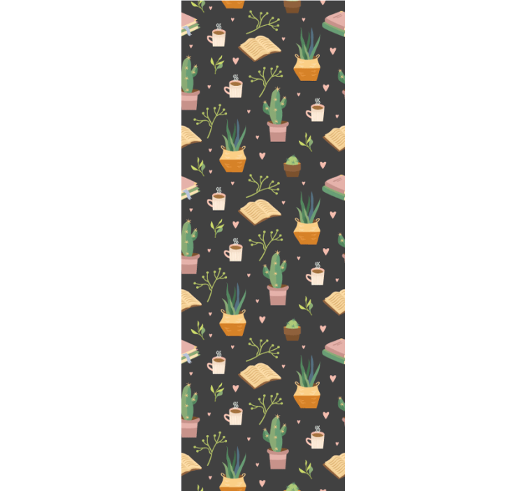 Rullegardin kjøkken kaffe og bøker - Tenstickers