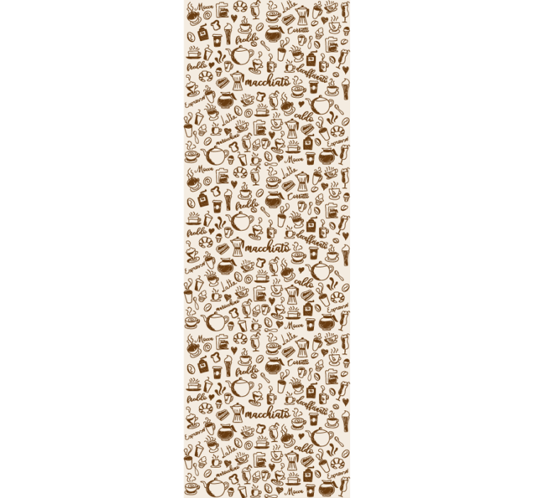 Rullegardin spisestue italiensk kaffetradisjon - Tenstickers