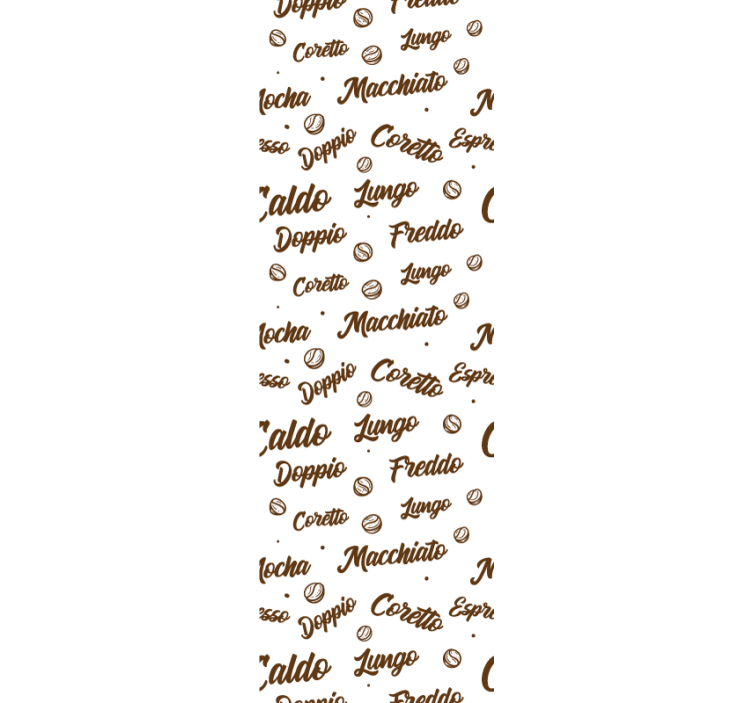 Rullegardin spisestue kaffe hver dag - Tenstickers