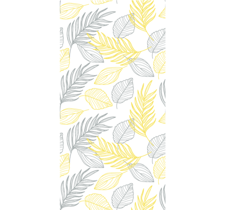 Rullegardin spisestue pantone blader - Tenstickers