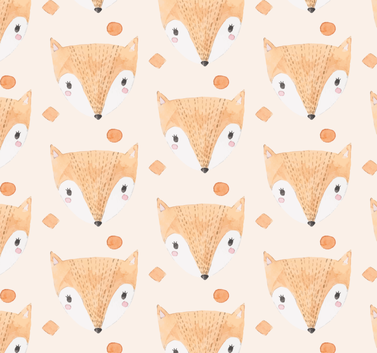 Rullegardin barn håndmalt rev - Tenstickers