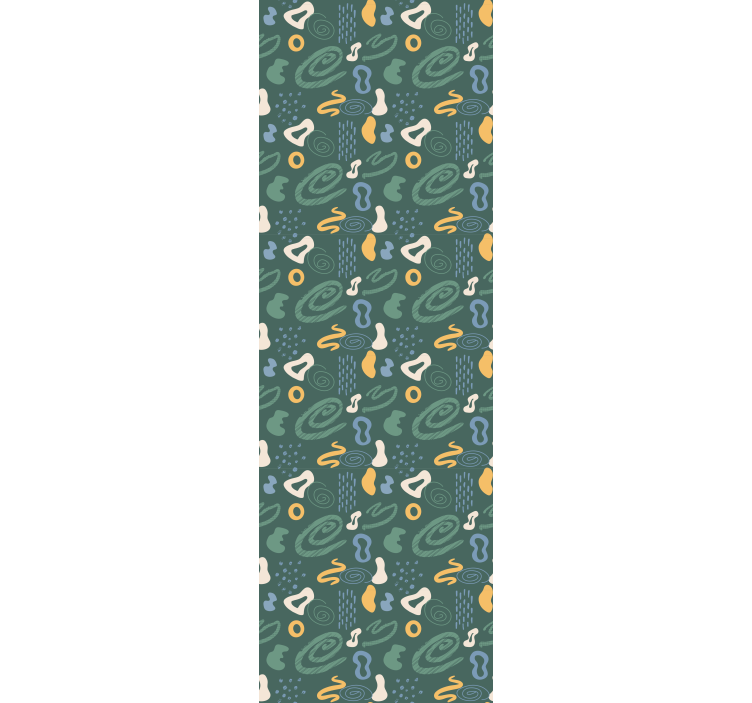 Rullegardin barn abstrakte minimalistiske mønstre - Tenstickers