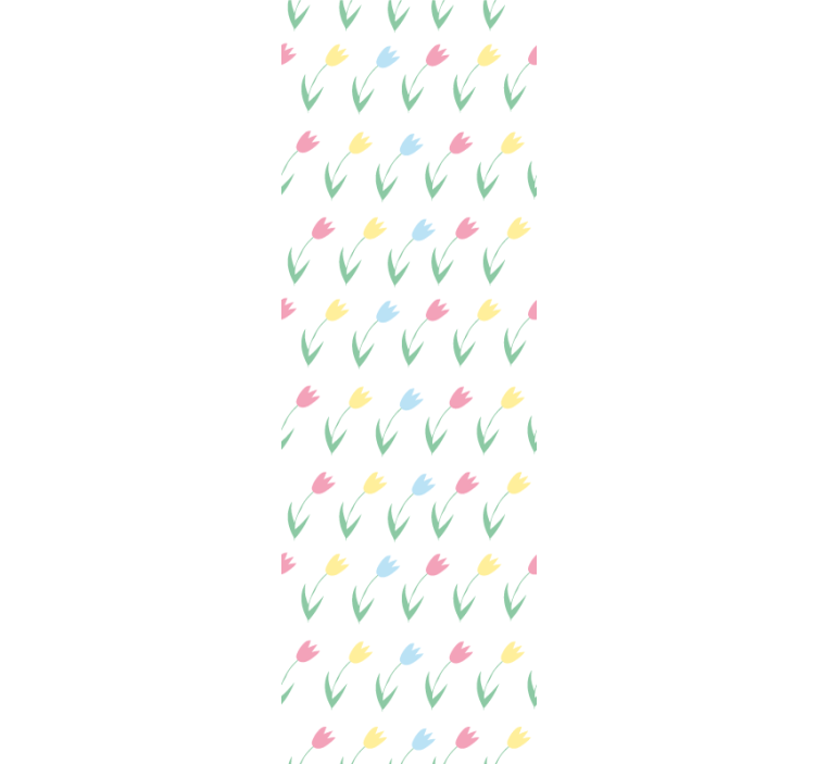 Rullegardin barn fargerikt tulipanmønster - Tenstickers