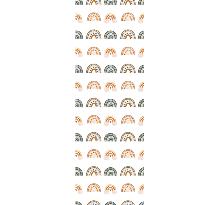 Rullegardin barn høstregnbuer - Tenstickers