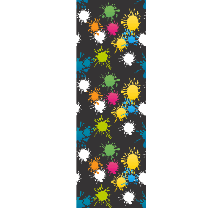 Rullegardin barn fargefest - Tenstickers