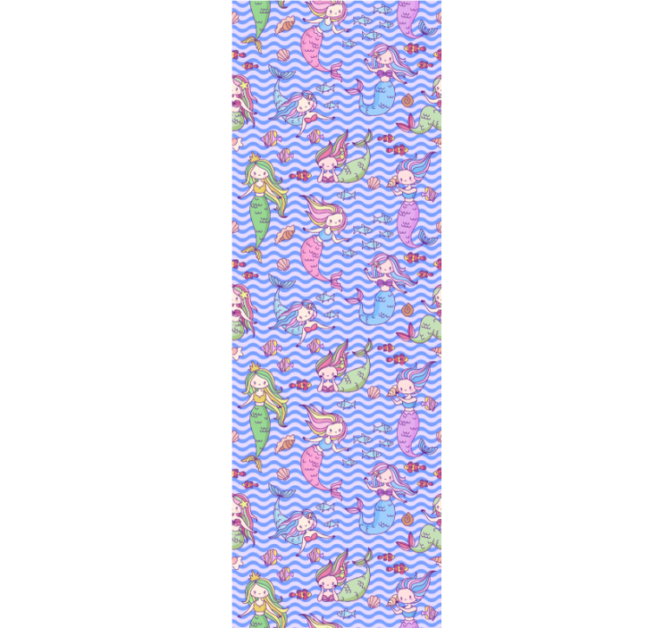 Rullegardin barn havfruer - Tenstickers