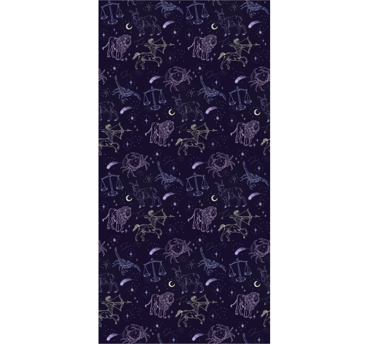 Rullegardin barn stjernemønster - Tenstickers