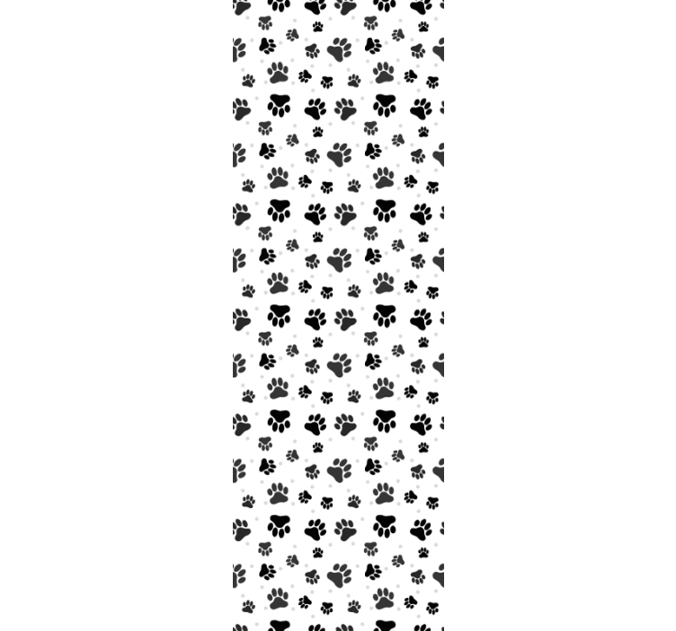 Rullegardin barn dyrepote mønster bakgrunn - Tenstickers