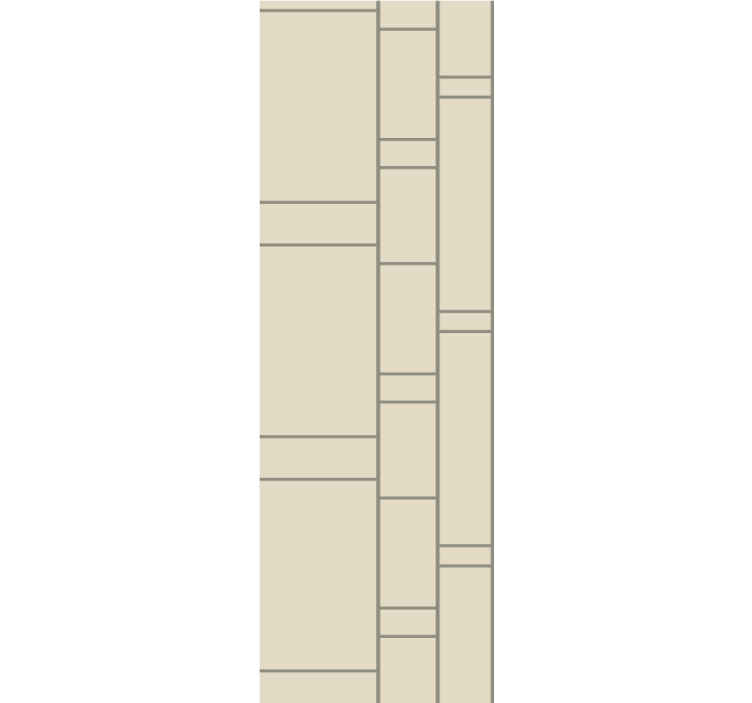 Rullegardin kontor moderne blokk mønster - Tenstickers