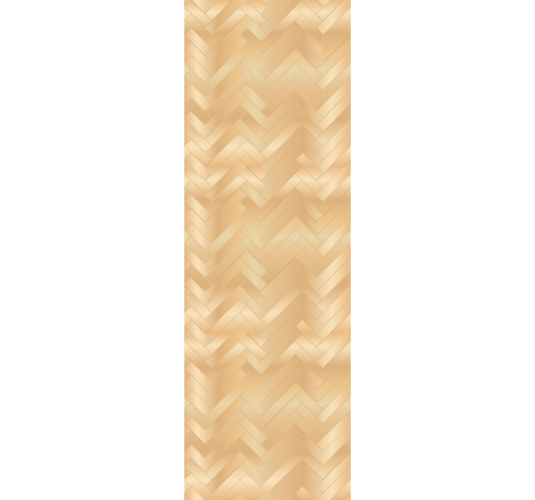 Rullegardin kontor i treverk med gullmønster - Tenstickers