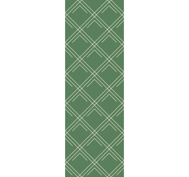 Rullegardin kontor grønne elegante firkanter - Tenstickers