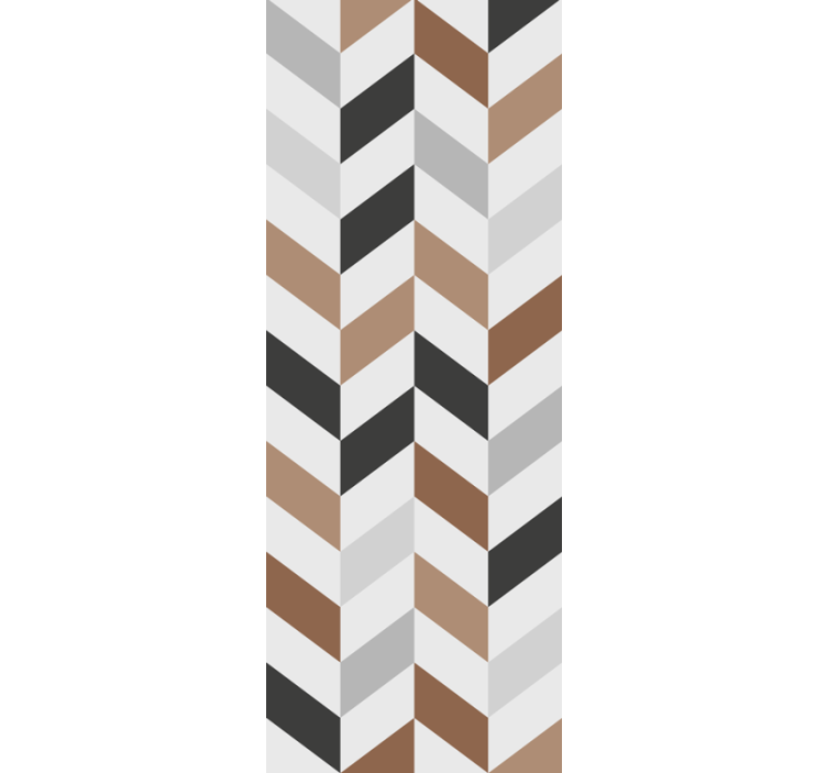 Abstrakt sjevronmønster rullegardin ungdom - Tenstickers