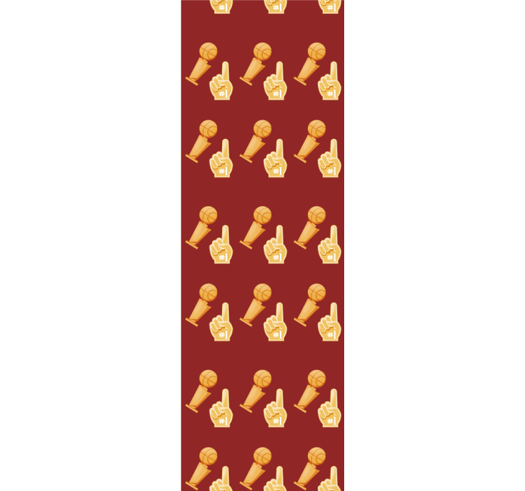 Rullegardin ungdom basketballmønster - Tenstickers