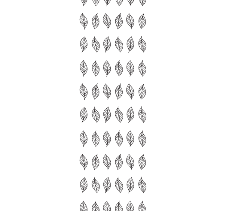 Rullegardin moderne med bladformede minimalistiske striper - Tenstickers