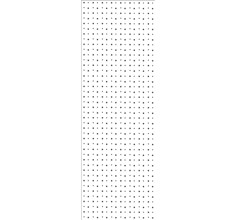 Rullegardin moderne med prikkede vertikale linjer - Tenstickers