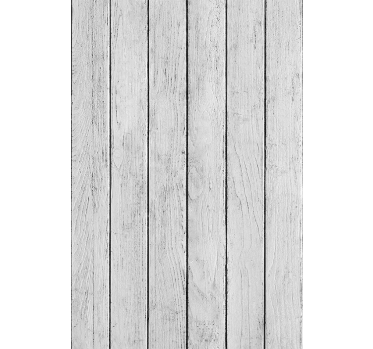 Rullegardin moderne i japandi stil hvite planker - Tenstickers