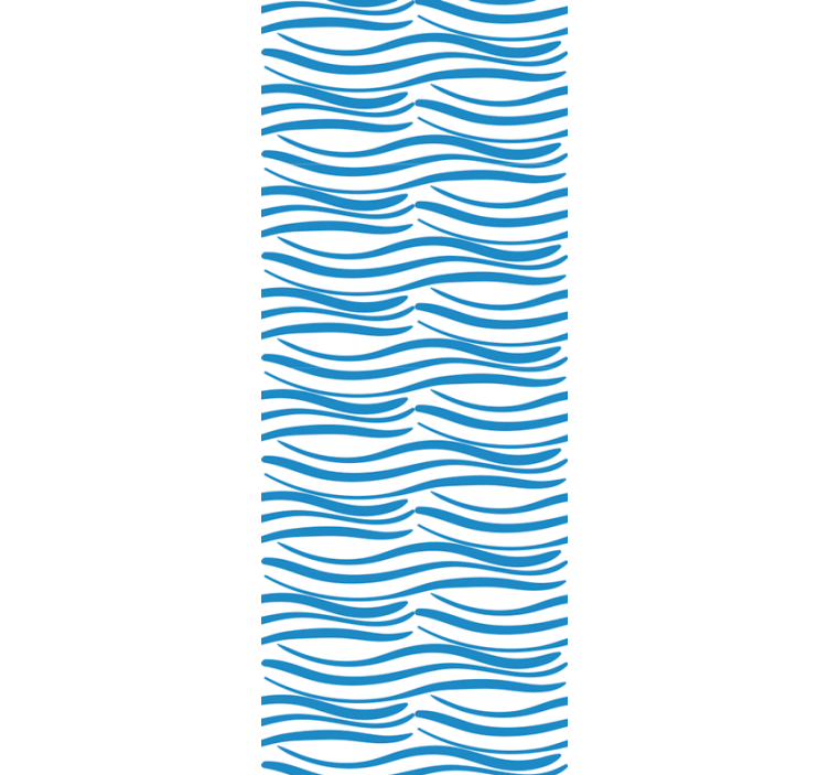 Rullegardin moderne små bølger mønster - Tenstickers