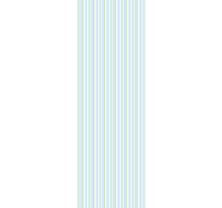 Rullegardin moderne med pastellfargede striper - Tenstickers