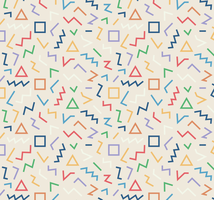 Rullegardin moderne beige bakgrunn med fargerike linjer - Tenstickers