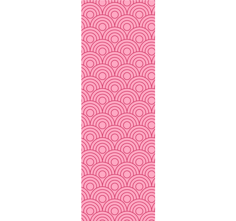 Rullegardin moderne i mørk og lys rosa form - Tenstickers