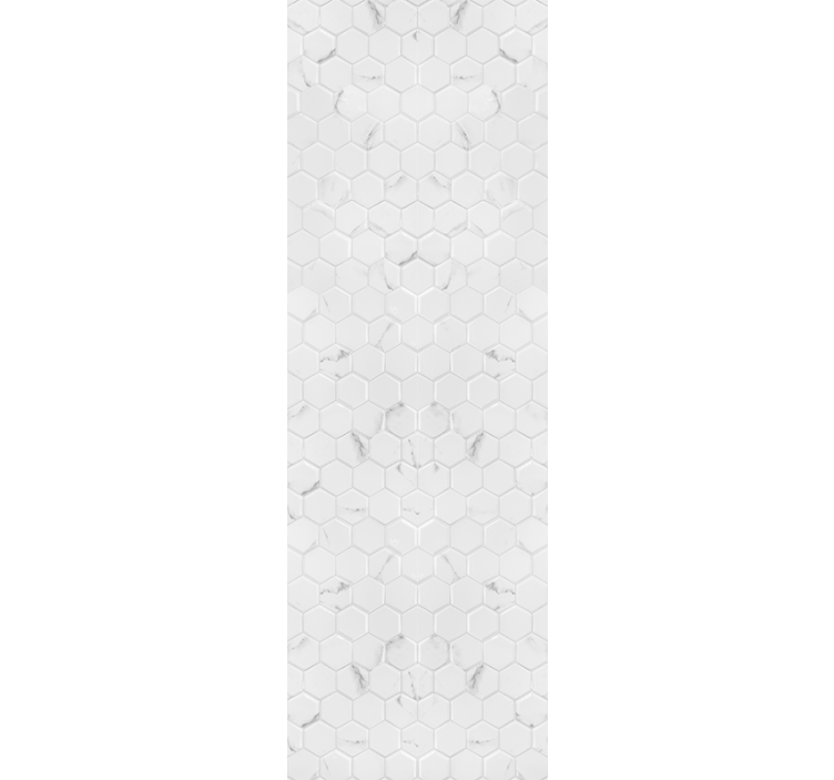 Rullegardin moderne elegante grå fliser sekskant - Tenstickers