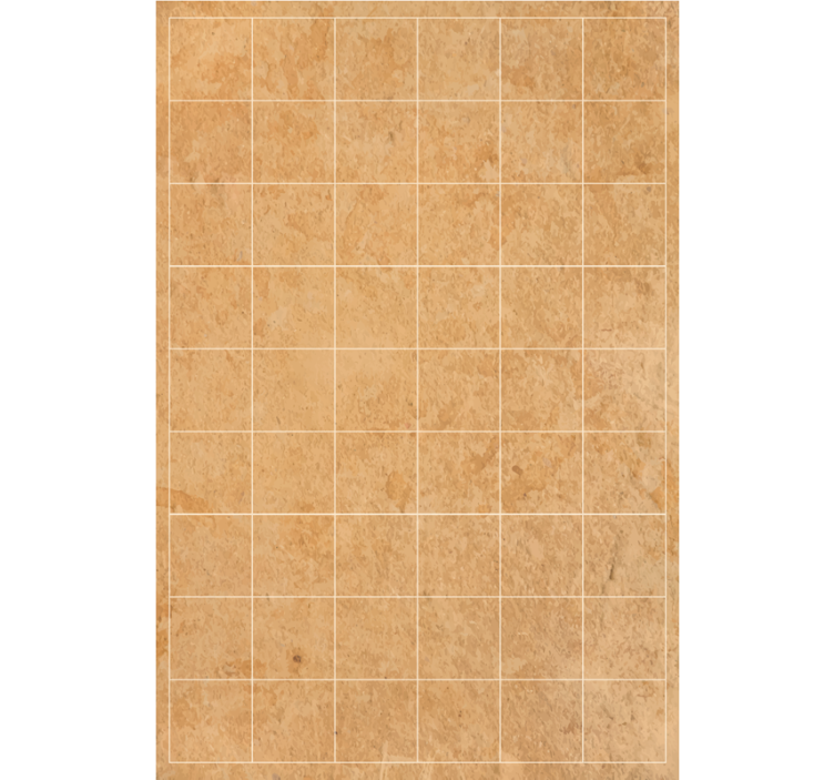 Rullegardin beige med lysebeige ruter - Tenstickers