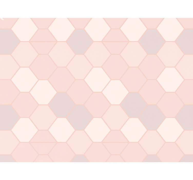 Rosa rullegardin moderne abstrakte rosa figurer - Tenstickers