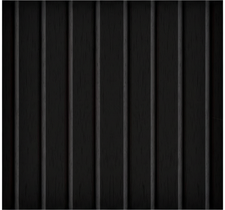 Rullegardin elegant rustikk svart panel - Tenstickers