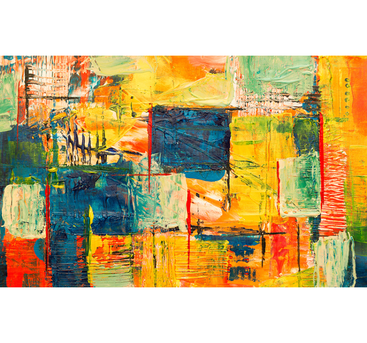 Rullegardin stue fargerik mosaikk - Tenstickers