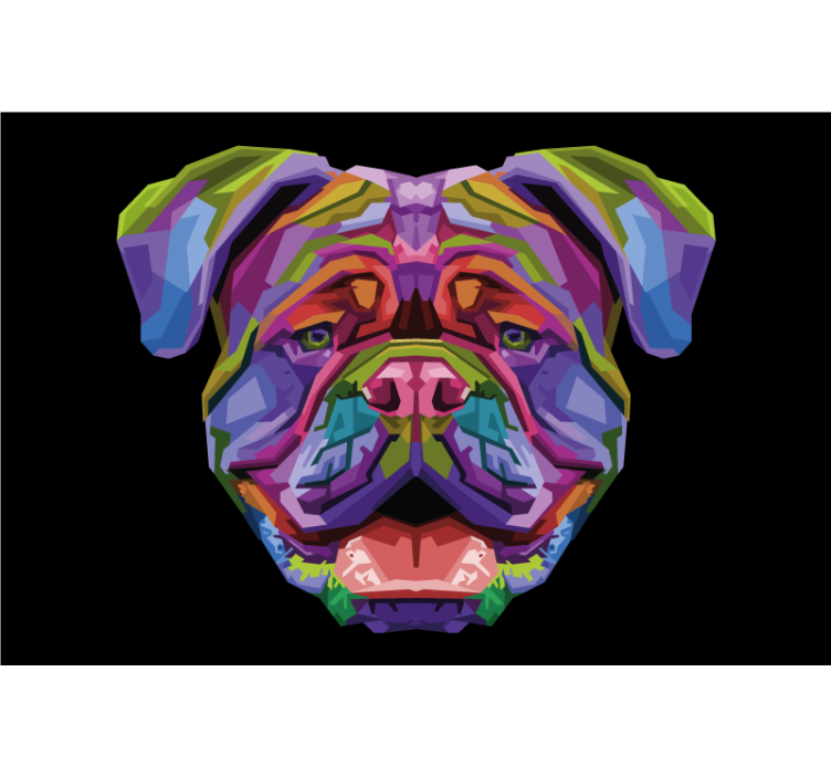 Rullegardin stue moderne hunder i alle farger - Tenstickers