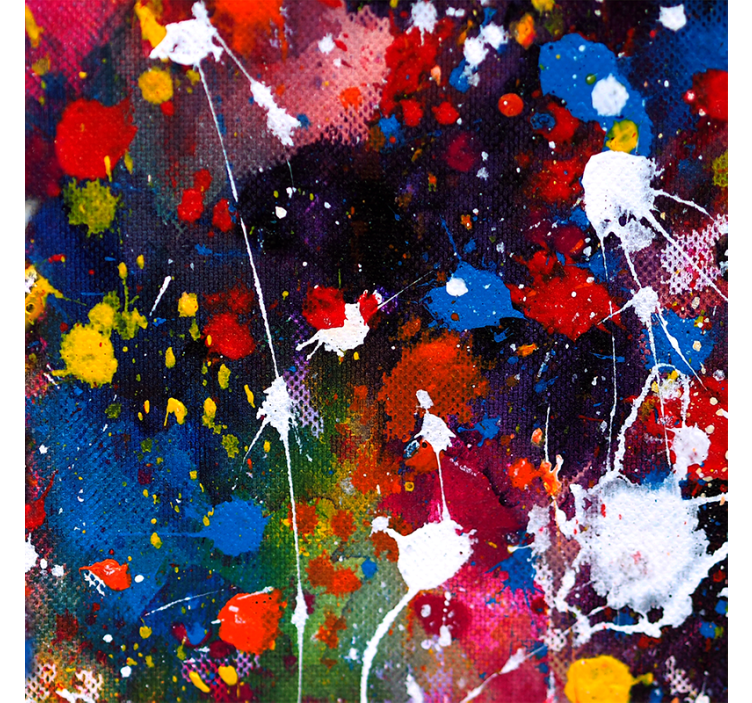 Rullegardin stue akrylmaling - Tenstickers