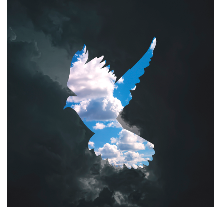 Rullegardin stue rené magritte due - Tenstickers