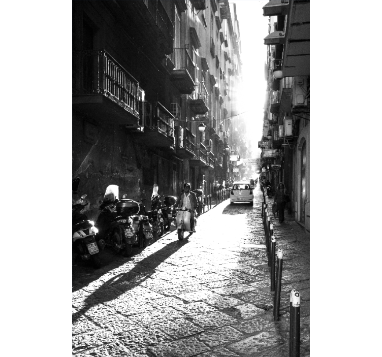 Rullegardin stue napoli vintage - Tenstickers