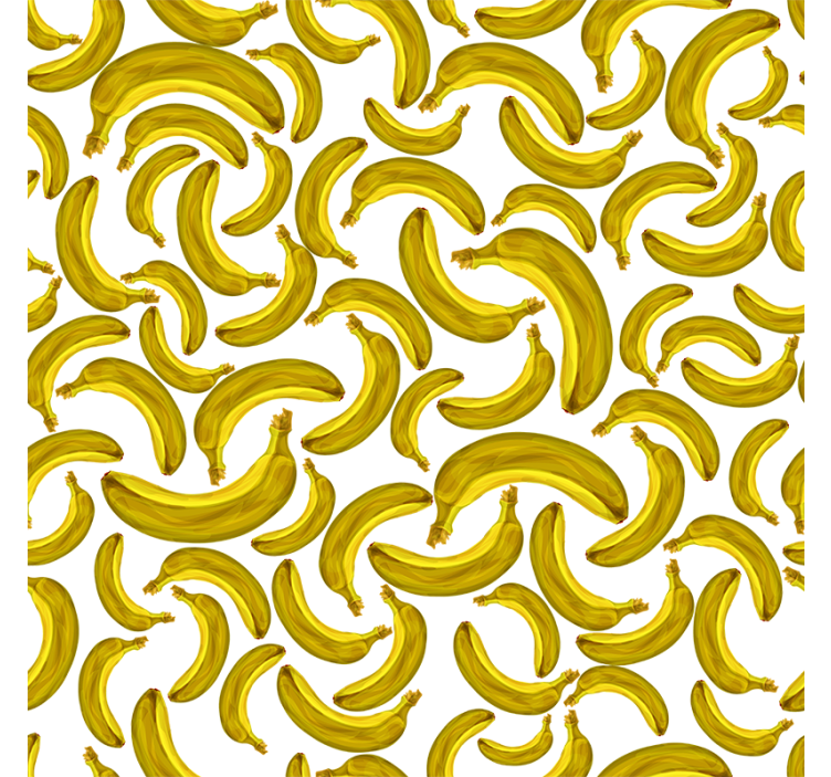 Rullegardin gul med bananmotiv - Tenstickers