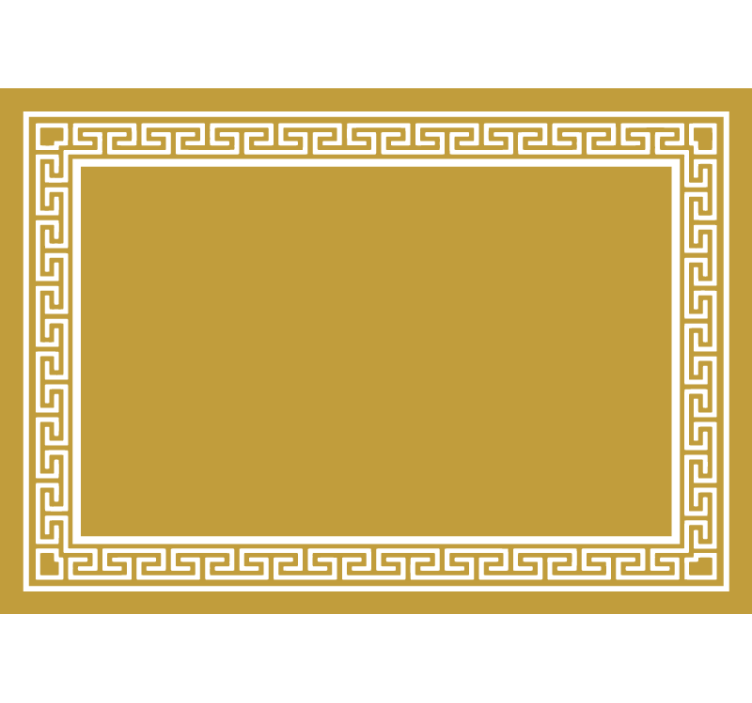 Rullegardin gul gresk design - Tenstickers