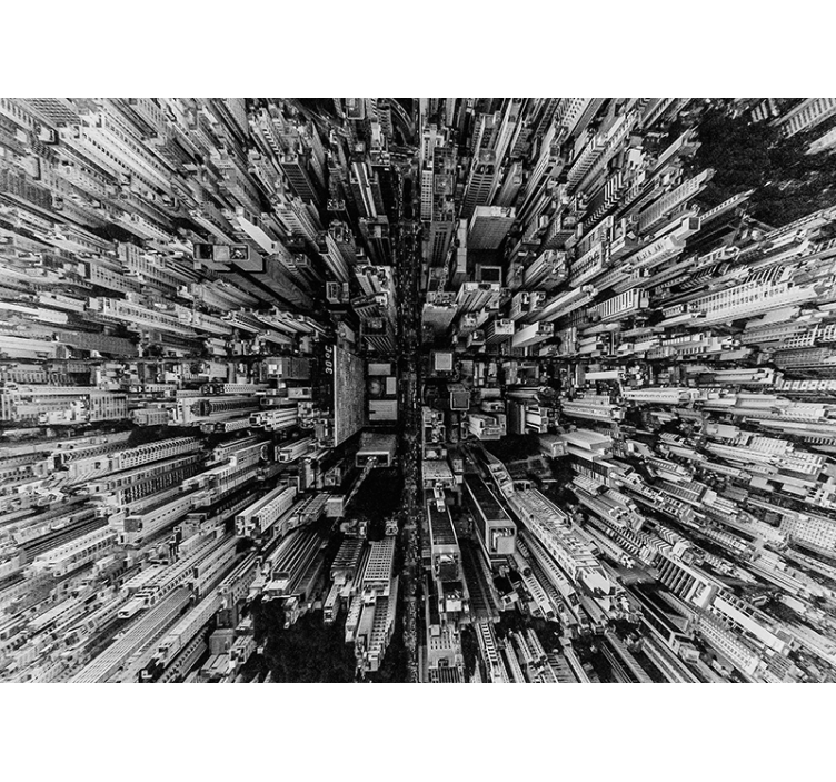 Rullegardin stue hall over en by - Tenstickers