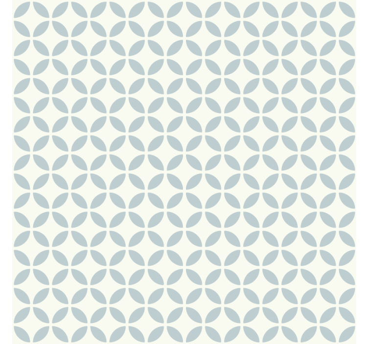Rullegardin blå sirkulært mønster design - Tenstickers