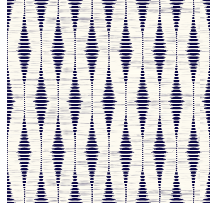 Rullegardin blå navy blue rabaul ikat - Tenstickers