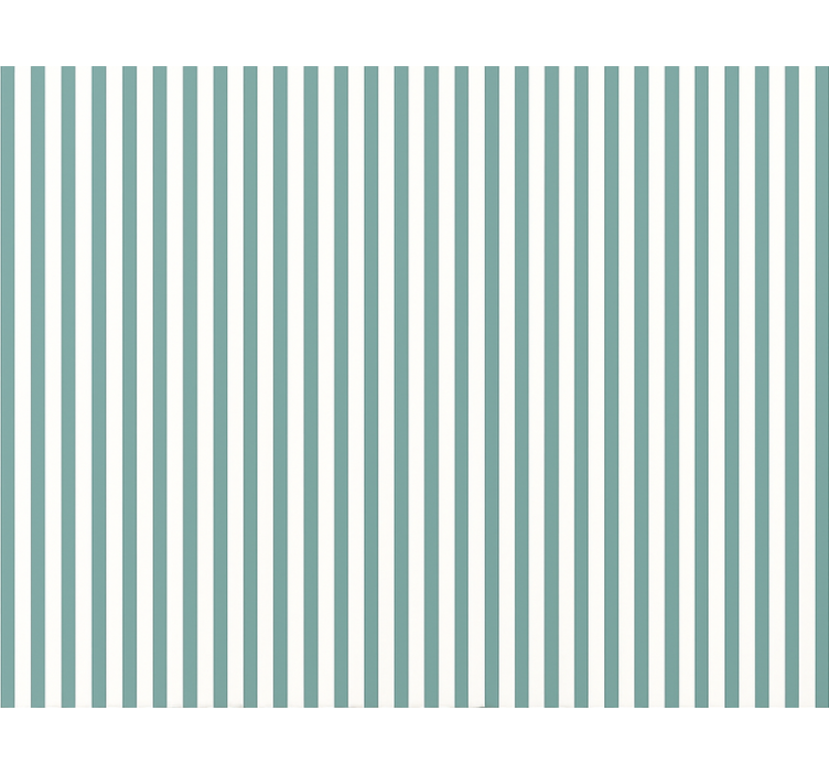 Rullegardin blå i teal striper - Tenstickers