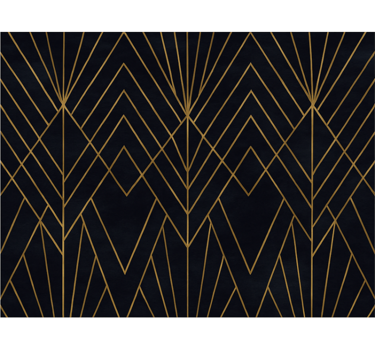 Rullegardin moderne elegante gullfigurer - Tenstickers